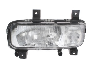 Far stanga potrivit MERCEDES ATEGO 1998-2004 - (H4/H1/W5W, reglaj manual/electric, fara motor, cu halogen)