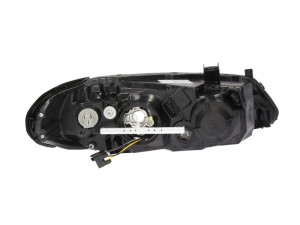 Far stanga potrivit NISSAN ALMERA II - (H7, reglaj electric, fundal negru) - Img 2