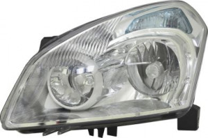 Far stanga potrivit NISSAN QASHQAI 2007-2010 - (D2R/H7, reglaj electric, cu motoras)