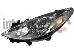 Far stanga potrivit PEUGEOT 307 2005-2007 - (H1/H7, reglaj electric, cu motoras)