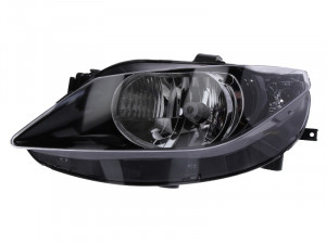 Far stanga potrivit SEAT IBIZA IV, IBIZA IV ST - (H4, electric, cu motoras, fundal negru)