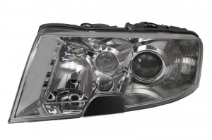 Far stanga potrivit SKODA SUPERB 2001-2008 - (H3/H7, reglaj electric, cu motoras, fundal cromat) - Img 2