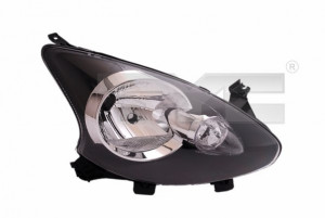 Far stanga potrivit TOYOTA AYGO - (H4, electric, cu motoras, fundal negru)