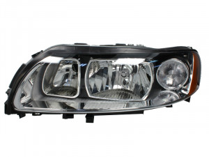 Far stanga potrivit VOLVO S60 I, V70 II, XC70 CROSS COUNTRY - (H7/H9, electric, cu motoras, fundal negru)