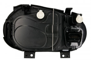 Far stanga potrivit VW GOLF 4 1997-2006 - (H1/H7, reglaj electric, fundal cromat) - Img 2
