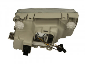 Far stanga potrivit VW POLO - (H4, manual, fundal negru) - Img 2