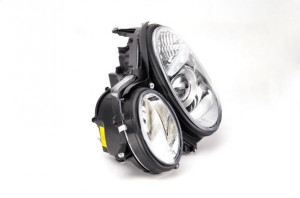 Far Stanga (xenon, D2S/H7, electric, cu motor, culoare insertie: cromat, culoare semnalizator: transparent) potrivit MERCEDES E T-MODEL (S211), E (VF211), E (W211) - Img 2