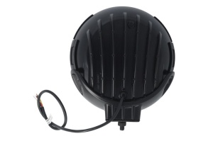 Far universal stanga/dreapta (faza lunga, FERVOR 220, LED, 12/24V, 3; 27W, inaltime 238mm, diametru 220mm, adancime: 87mm, transparent, metal/plastic, negru/crom, lumini pozitie, lungime cablu: - Img 2