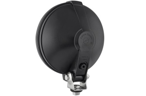 Far universal stanga/dreapta (faza lunga, H3/T4W, 12/24V, diametru 190mm, transparent, plastic, negru, lumini pozitie, fara bec) - Img 2