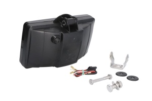 Far universal stanga/dreapta (faza lunga, H3/T4W, 12/24V, latime 241mm, inaltime 135mm, alb, plastic, negru, lumini pozitie, lungime cablu: 150mm) - Img 2