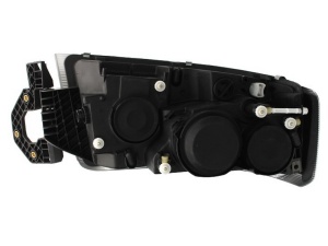 Fat stanga (H1/H3/H7/PY21W/W5W, manual, fara motor, cu lumina de ceata, culoare insert: crom platinat, culoare indicator: transparent) potrivit RVI PREMIUM 2 10.05- - Img 1