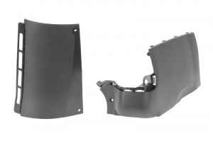 Flaps bara protectie Spate Stanga model lung, grunduit, potrivit CITROEN BERLINGO, BERLINGO MULTISPACE, BERLINGO/MINIVAN; PEUGEOT PARTNER, PARTNER TEPEE, PARTNER/MINIVAN pana in 2012