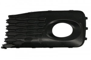 Grila bara cu locas far ceata, plastic, negru potrivit VW CADDY V dupa 2020 - Img 2