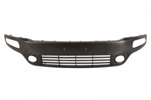 Grila bara fata EVO, cu locas proiector, plastic, gri inchis potrivit ABARTH PUNTO EVO; FIAT PUNTO, PUNTO EVO, PUNTO EVO/HATCHBACK dupa 2008 2008-2012