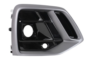 Grila bara fata potrivit Audi Q5 FYT 2020-2024 - plastic, titan /negru lucios