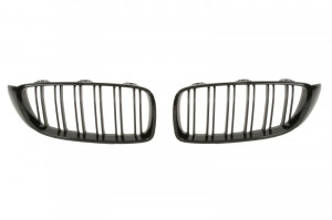 Grila fata Dreapta/Stanga set, M-PACHET, negru/negru lucios potrivit BMW 4 F32, F82, 4 F33, F83 1.5-3.0D 2013-2020 2013-2017