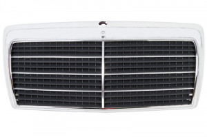 Grila radiator complet, crom potrivit MERCEDES 124 A124, 124 C124, 124 W124, 124 T-MODEL S124 2.0-5.0 1984-1993 - Img 2