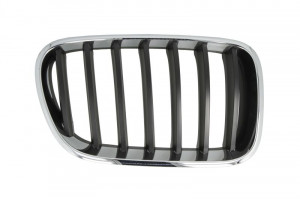 Grila radiator Dreapta potrivit BMW X3 (F25) 1.6-3.0D 2010-2017 pana in 2014 - (crom/negru)