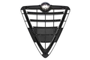 Grila radiator potrivit ALFA ROMEO GIULIETTA, GIULIETTA/HATCHBACK 1.4-2.0D 2010-2020 2013-2016 - (crom/gri inchis) - Img 2