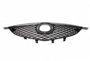 Grila radiator potrivit MAZDA 3 1.3-2.3 2003-2009 pana in 2006 - (salon, crom/negru)