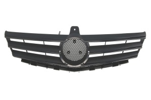 Grila radiator potrivit MERCEDES A (W169) 1.5-2.0D 2004-2012 pana in 2009 - (crom/negru)