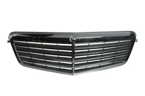 Grila radiator potrivit MERCEDES E T-MODEL (S212), E (W212) 1.8-6.2 2009-2016 pana in 2013 - (AVANTGARDE, argintiu/crom, TÜV)