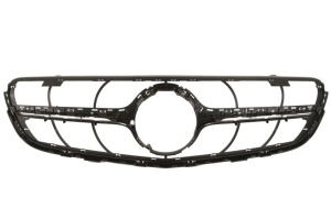 Grila radiator potrivit MERCEDES GLC X253 2015-2019 - (cu gaura pentru camera; AMG; negru)