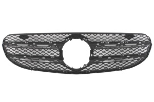 Grila radiator potrivit MERCEDES GLC X253 2019-2022 - (negru-mat)
