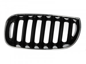 Grila radiator Stanga potrivit BMW X3 (E83) 2.0-3.0D 2003-2011 - (crom/negru)