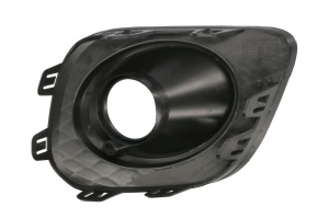 Grila ventilatie bara fata stanga potrivit MERCEDES GLB X247 dupa 2019 - (cu orificii lampa ceata, negru) - Img 2