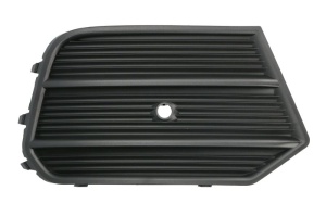 Grila ventilatie bara protectie fata dreapta potrivit AUDI Q3 8U 2015-2018 - (cu orificii senzor parcare, negru)