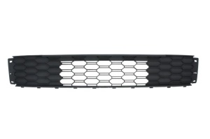 Grila ventilatie bara protectie potrivit SKODA FABIA III 2018-2021 - (mijloc, plastic, negru)