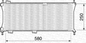 Intercooler FIAT PANDA 1.1 02.95-07.04 - Img 1