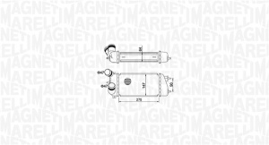 Intercooler potrivit CITROEN C2, C3 I, C3 PLURIEL 1.4D 02.02- - Img 2