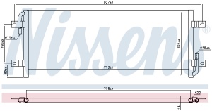 Intercooler potrivit RVI T; VOLVO FH II, FH16, FH16 II D13C420-DTI13-122HM 01.03- - Img 3