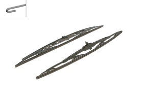 Lamela stergator fata (blister, 1 set=2buc) cadru cu spoiler NR. 583S TWIN 530/530mm - Img 4