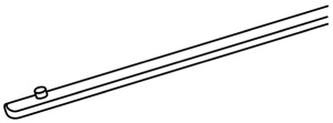 Lamela stergator Standard fata/spate (1 buc.) ExactFit 280mm potrivit CHEVROLET CAPTIVA; CITROEN 2 CV, ACADIANE; DAIHATSU CUORE III, CUORE IV, CUORE V, CUORE VI, CUORE VII, GRAN MOVE, MOVE, TAFT, TERIOS 01.60- - Img 1