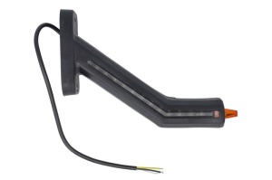 Lumina clarificare dreapta, portocaliu/rosu/alb, LED, suprafata, lungime cablu 400mm, cu brat lung, 12/24V (cu functie de semnalizator spate, IP6K9K) - Img 2