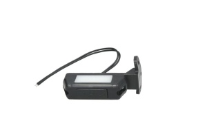 Lumina clarificare stanga, rosu/alb, LED, inaltime 105mm; latime 28mm; adancime 34mm, în relief, lungime cablu 210mm, cu cuier, 12/24V (unghi în relief) - Img 1