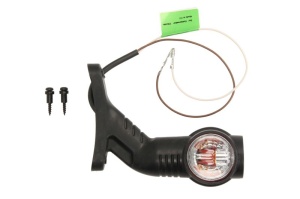Lumina delimitare dreapta; SUPERPOINT III, portocaliu/rosu/alb, T4W brat scurt, 24V (SUPERPOINT III) - Img 1