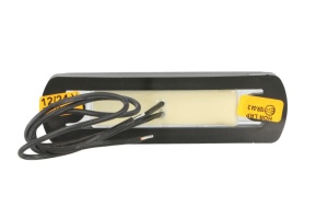 Lumina delimitare stanga/dreapta, forma: dreptunghiular, alb, LED, inaltime 31mm; latime 110mm; adancime 18,5mm lungime cablu 250mm, 12/24V - Img 2