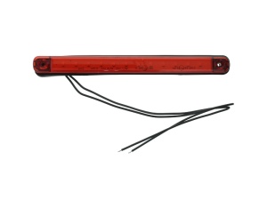 Lumina delimitare stanga/dreapta, forma: dreptunghiular, rosu, LED, inaltime 20mm; latime 237mm; adancime 10,4mm 12/24V - Img 1