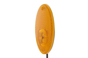 Lumina delimitare stanga/dreapta; galben; LED; inaltime 13; latime 102; adancime 45; surub/fixare orizontala; lungime cablu 500; 12V - Img 3