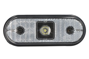 Lumina delimitare stanga/dreapta; UNIPOINT I, alb, LED, inaltime 44mm; latime 119mm; adancime 18mm fara prindere, 24V (UNIPOINT I) - Img 1