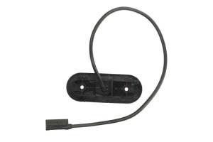 Lumina delimitare stanga/dreapta; UNIPOINT I, portocaliu, LED, inaltime 44mm; latime 119mm; adancime 18mm lungime cablu 500mm, fara prindere, 24V (conector: CLICK-IN, UNIPOINT I) - Img 2