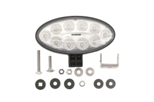 Lumina lucru (LED, 12/24V, 35W, 3000lm, numar elemente LED: 10, lungime: 176mm, inaltime: 87mm, adancime: 86mm, carcasa din aliaj; cu conector Deutsch; unghi de distributie a luminii 60 grade) se po - Img 1
