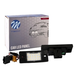 Lumina numar inmatriculare, culoare lumina: alb; set, 12V, cu aprobare circulatie potrivit PORSCHE CAYENNE; VW BORA, BORA I, GOLF IV 10.98-12.13 - Img 4