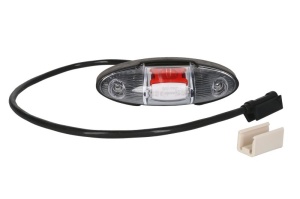 Lumini clarificare stanga/dreapta, portocaliu/rosu/alb, LED, 12/24V (cu clemă pentru fir plat, conector: CLICK-IN/JAEGER) - Img 1