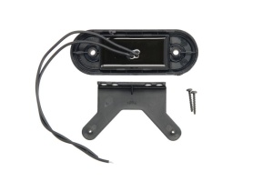Lumini clarificare stanga/dreapta, rosu, LED, inaltime 41mm; latime 115mm; adancime 20mm, în relief, lungime cablu 220mm, cu cuier, 12/24V - Img 2