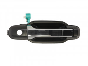Maner usa Dreapta Fata potrivit KIA SORENTO I JC 2002-2011 - (exterior, cu gaura pentru incuietoare; crom/grund)